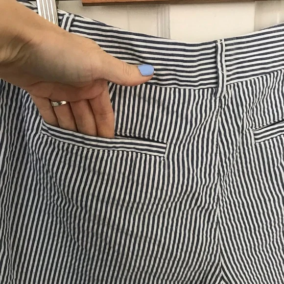 Cynthia Rowley striped nautical cotton shorts, size 8 - Picture 6 of 8